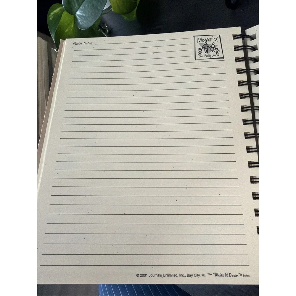 Memories Our Family Journal. Write It Down - Memories 2001‎ By Barbara Morina